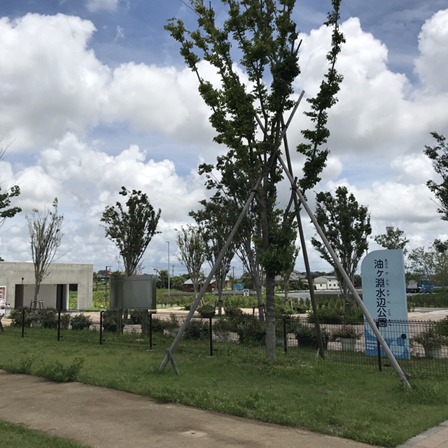 油ヶ淵水辺公園プロムナード（安城側）